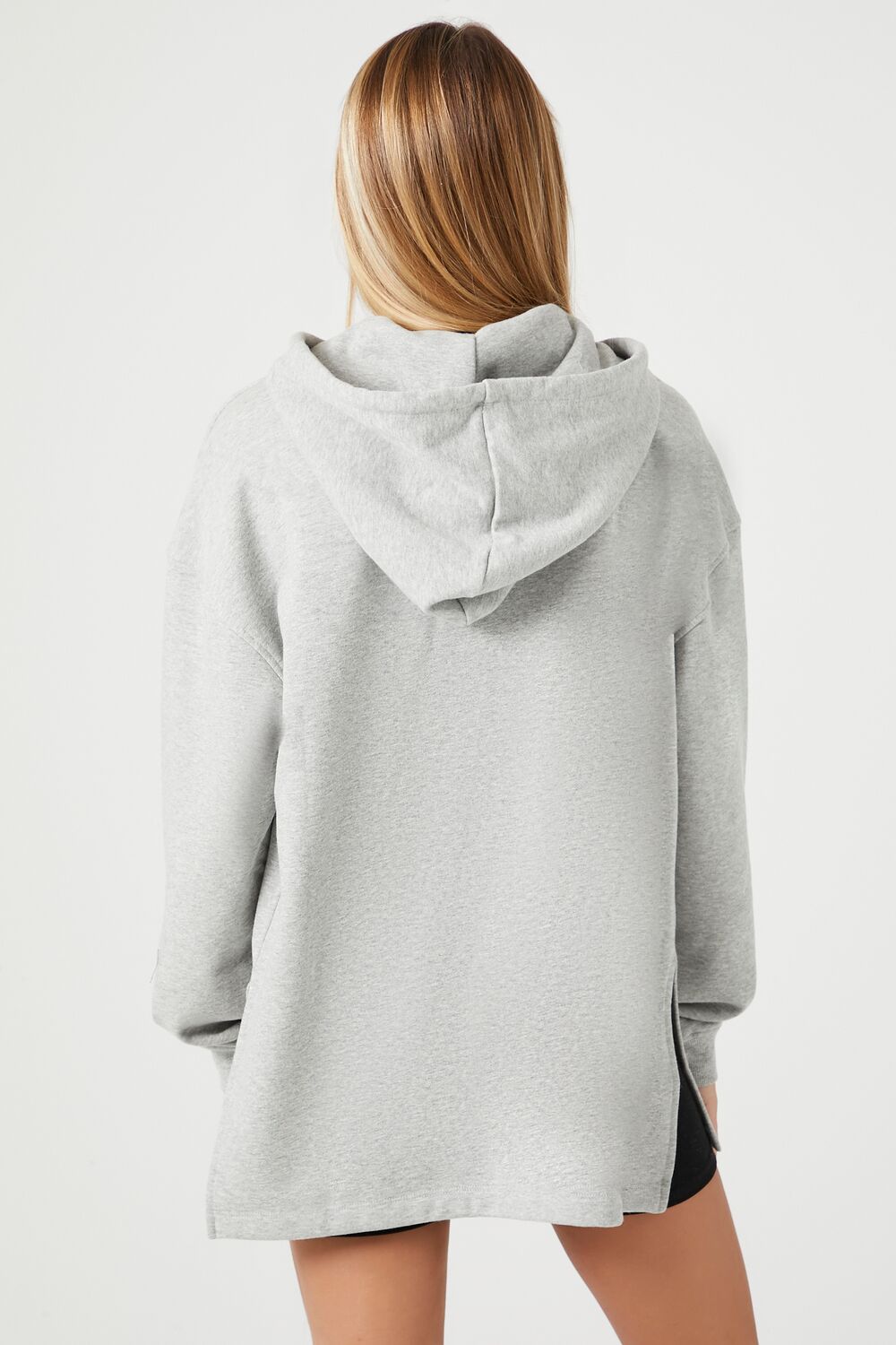 French Terry High-Low Hoodie