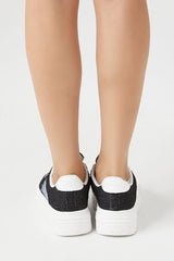 Denim Rhinestone Sneakers
