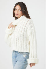 Turtleneck Cropped Sweater