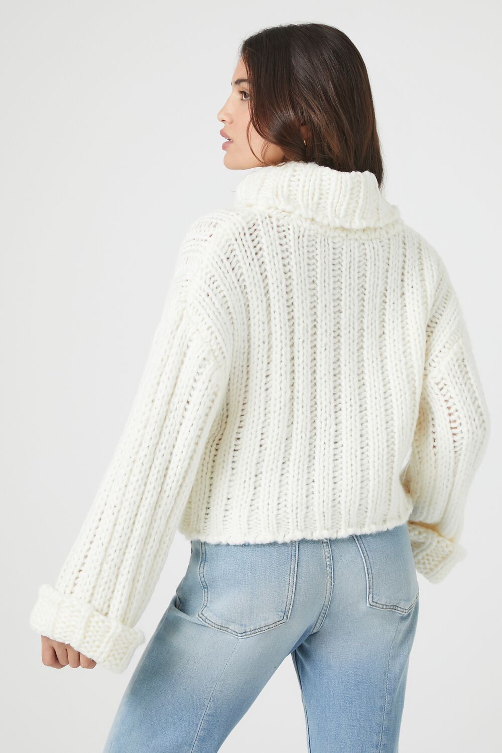 Turtleneck Cropped Sweater