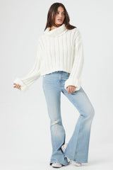 Turtleneck Cropped Sweater
