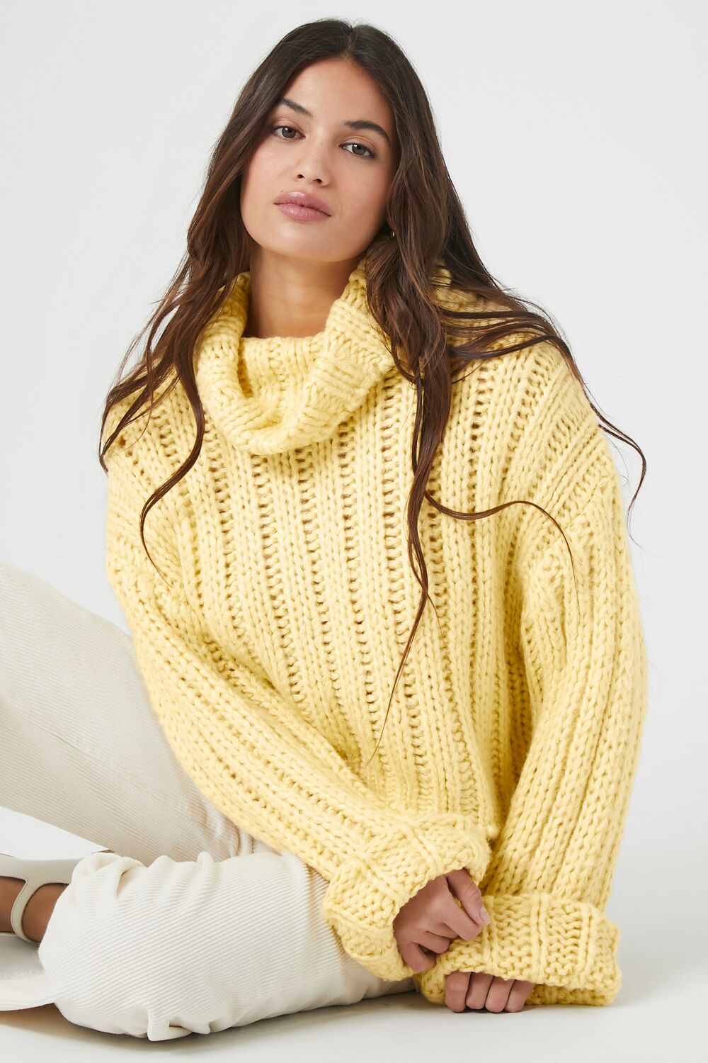 Turtleneck Cropped Sweater