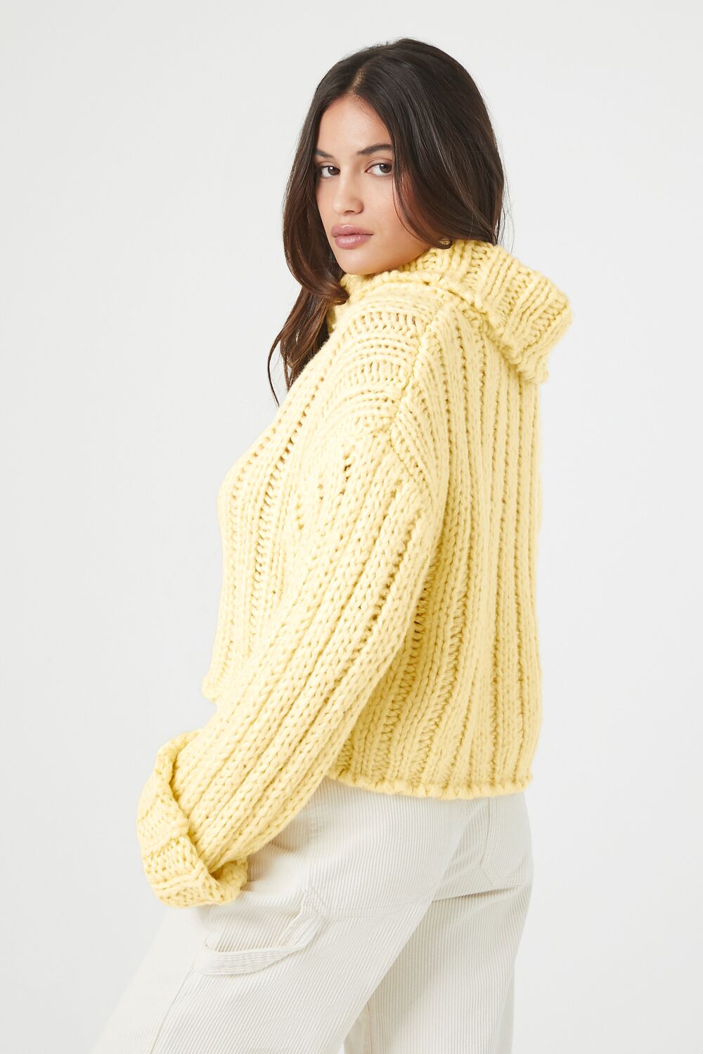 Turtleneck Cropped Sweater