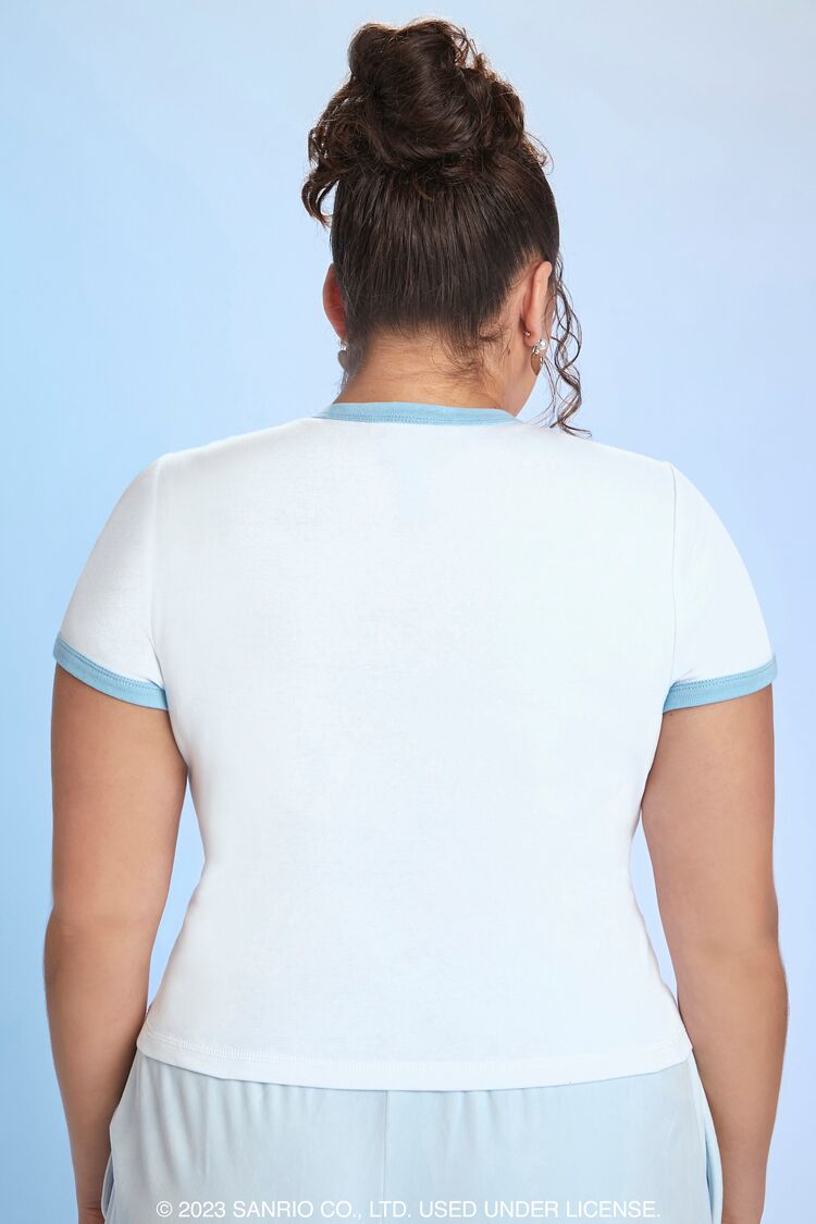 Plus Size Cinnamoroll Ringer Tee
