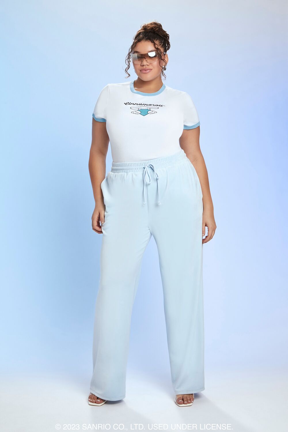 Plus Size Cinnamoroll Ringer Tee