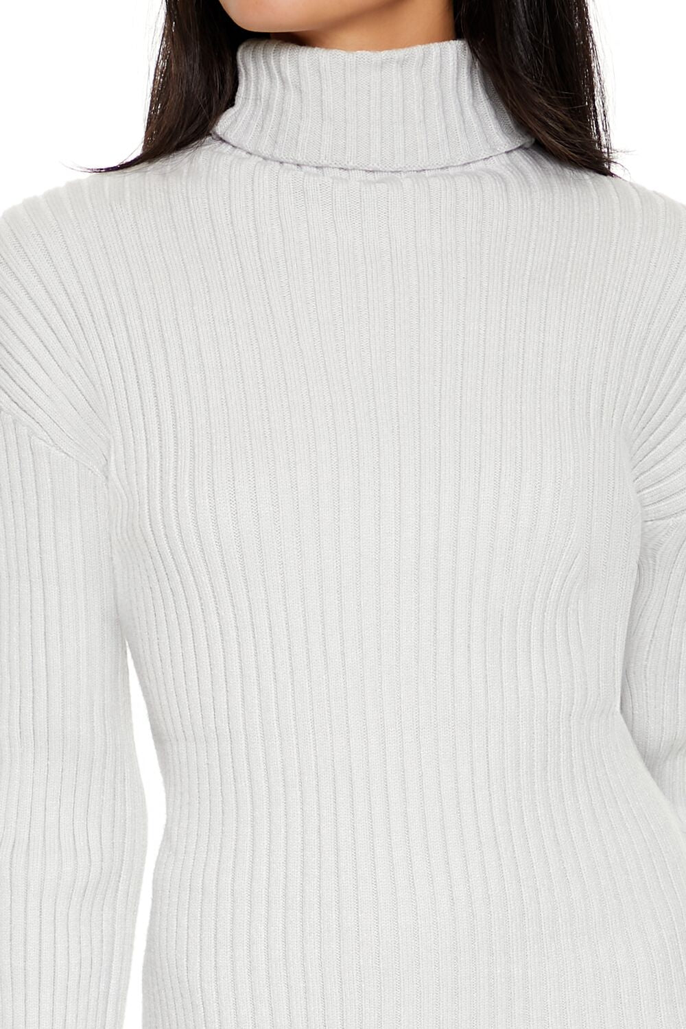Turtleneck Mini Sweater Dress