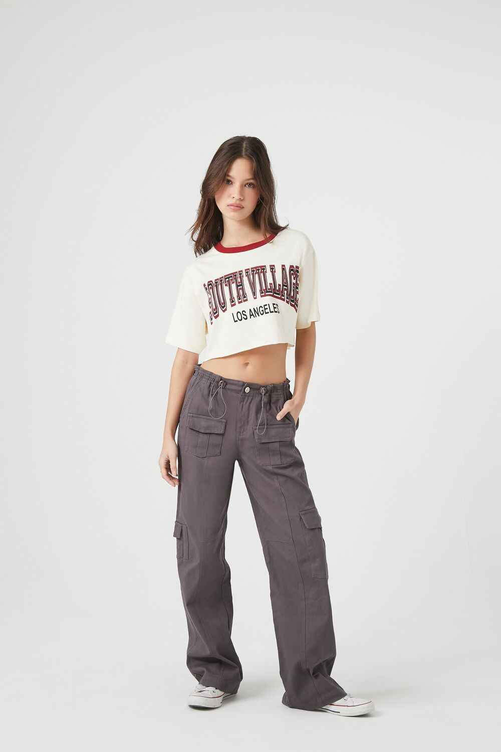 South Village Graphic Cropped Tee