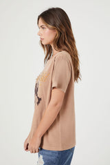 Rhinestone Stay Wild Cowboy Tee