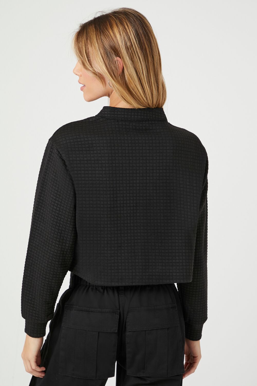 Waffle Knit Crop Top