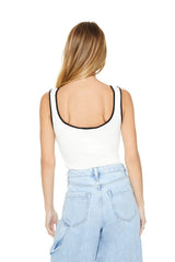 Sweater-Knit Tank Bodysuit