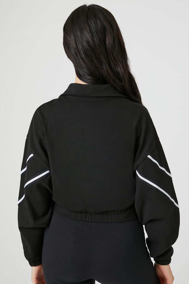 Half-Zip Drop-Sleeve Pullover