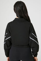 Half-Zip Drop-Sleeve Pullover
