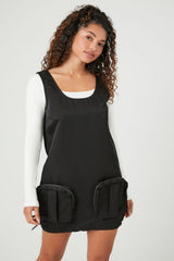 Cargo Pocket Mini Dress