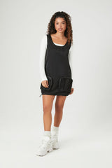 Cargo Pocket Mini Dress