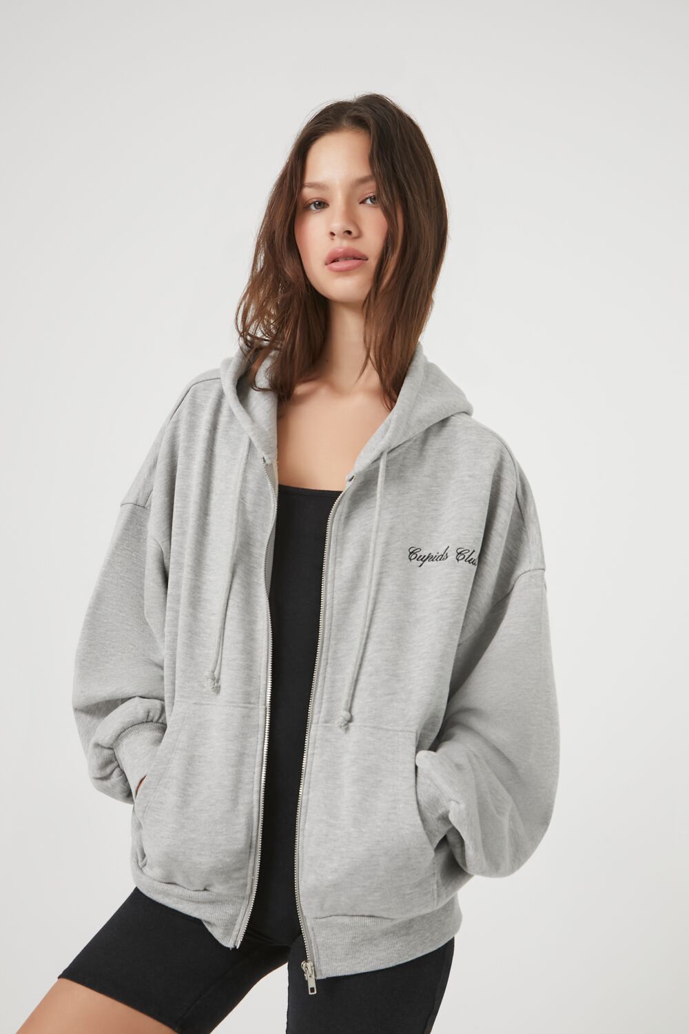 Cupids Club Zip-Up Hoodie