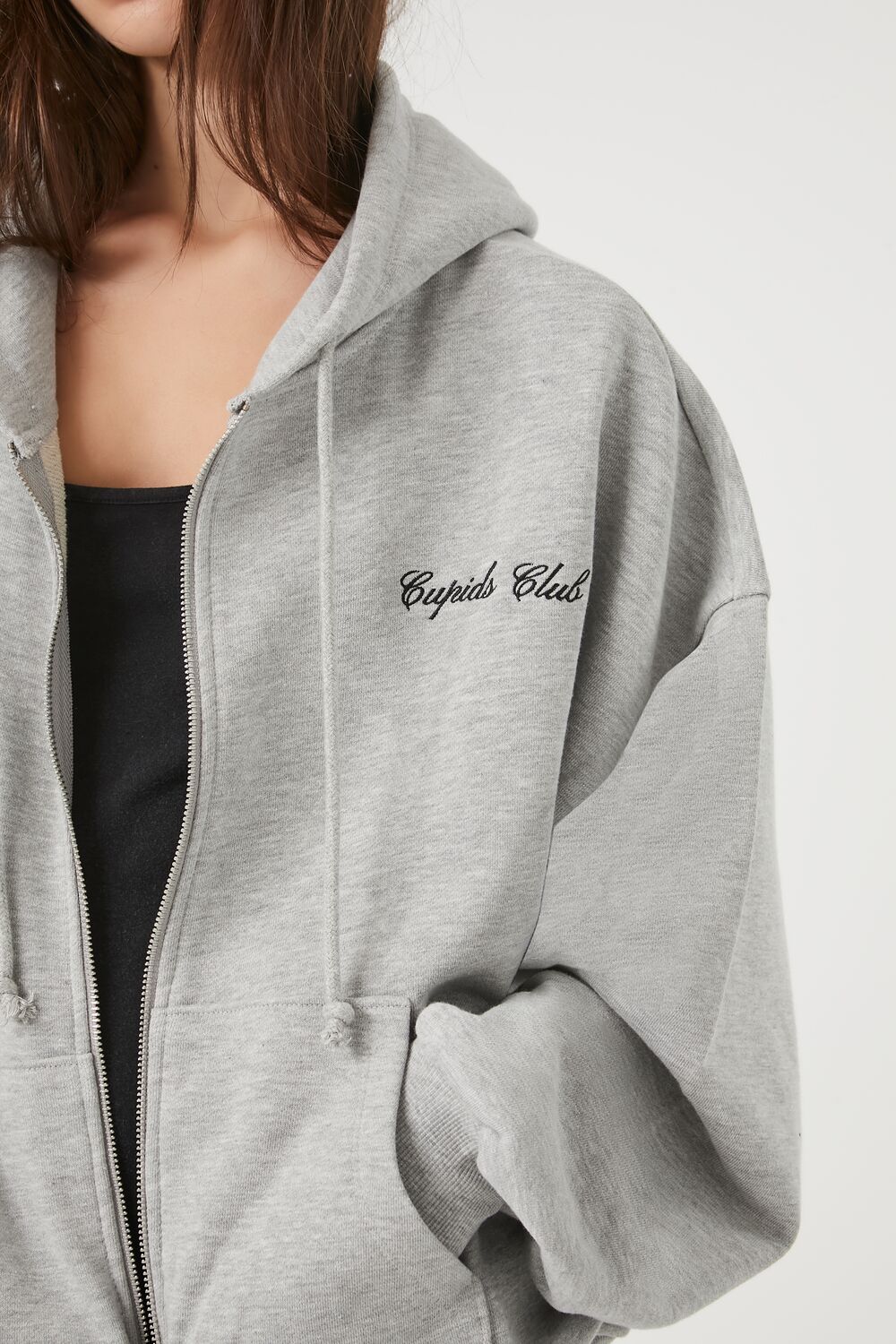Cupids Club Zip-Up Hoodie