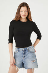 Ribbed Knit Crop Top