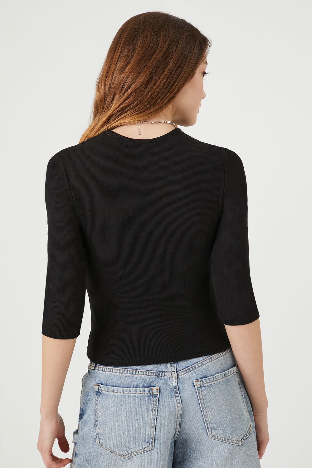 Ribbed Knit Crop Top