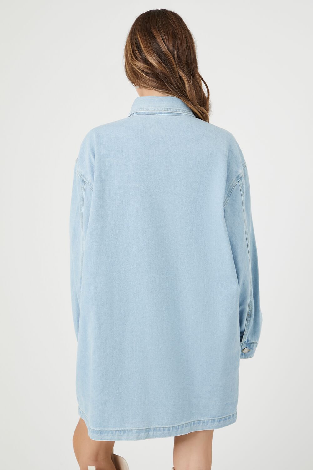 Denim Mini Shirt Dress