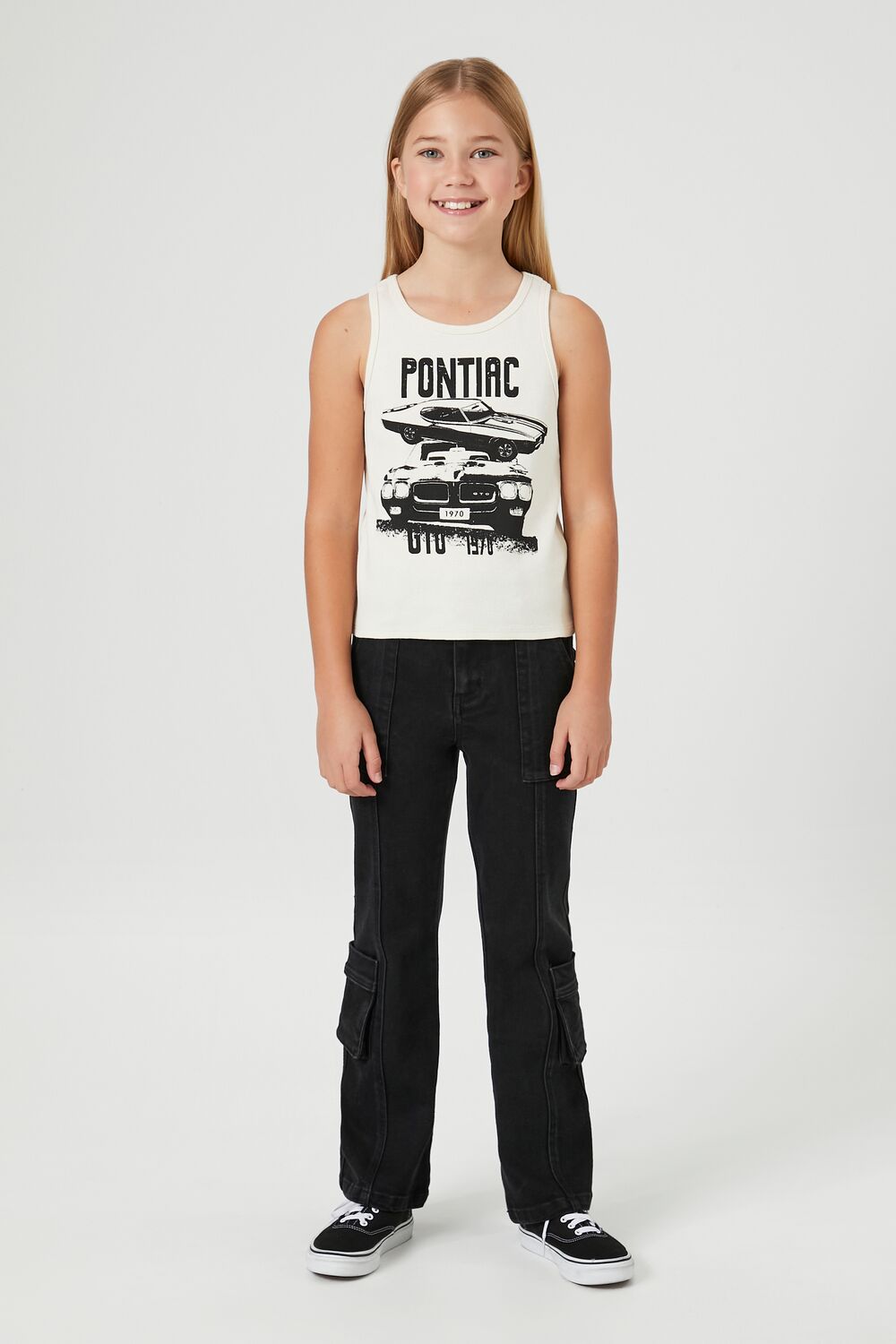 Girls Pontiac Graphic Tank Top (Kids)