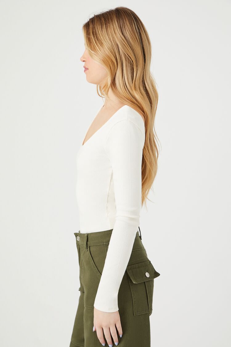 Cotton-Blend Scoop Bodysuit