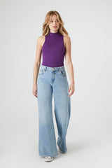 Seamless Mock Neck Bodysuit