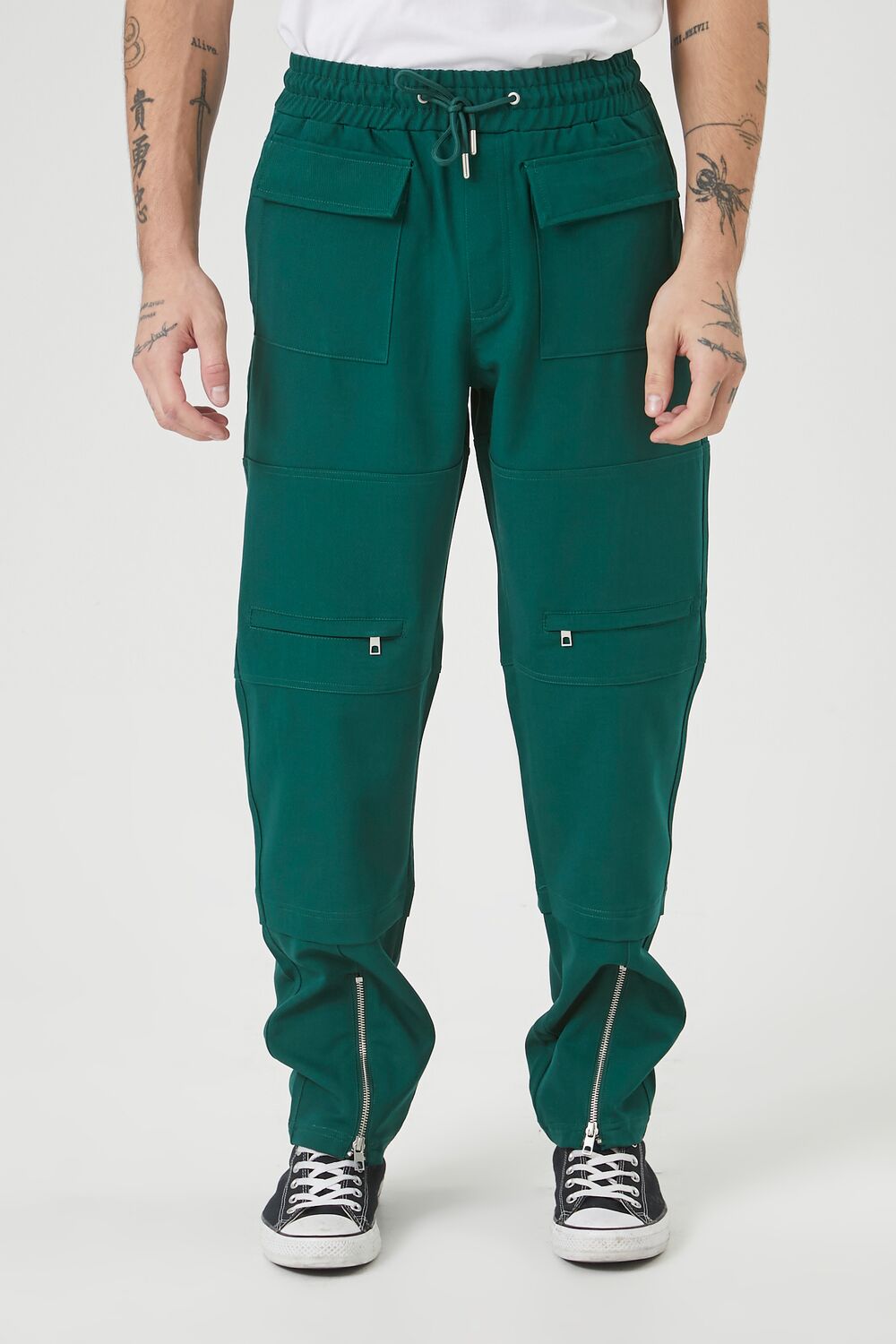 Slim-Fit Twill Cargo Pants