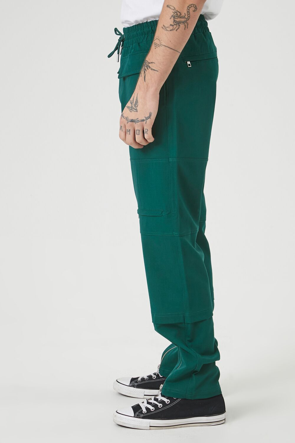 Slim-Fit Twill Cargo Pants