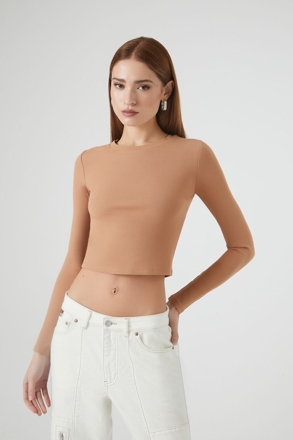 Ribbed Knit Crop Top