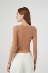 Ribbed Knit Crop Top