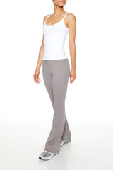Ribbed Knit Flare Leggings