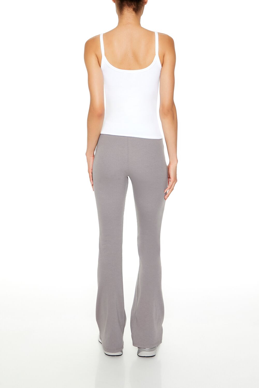 Ribbed Knit Flare Leggings