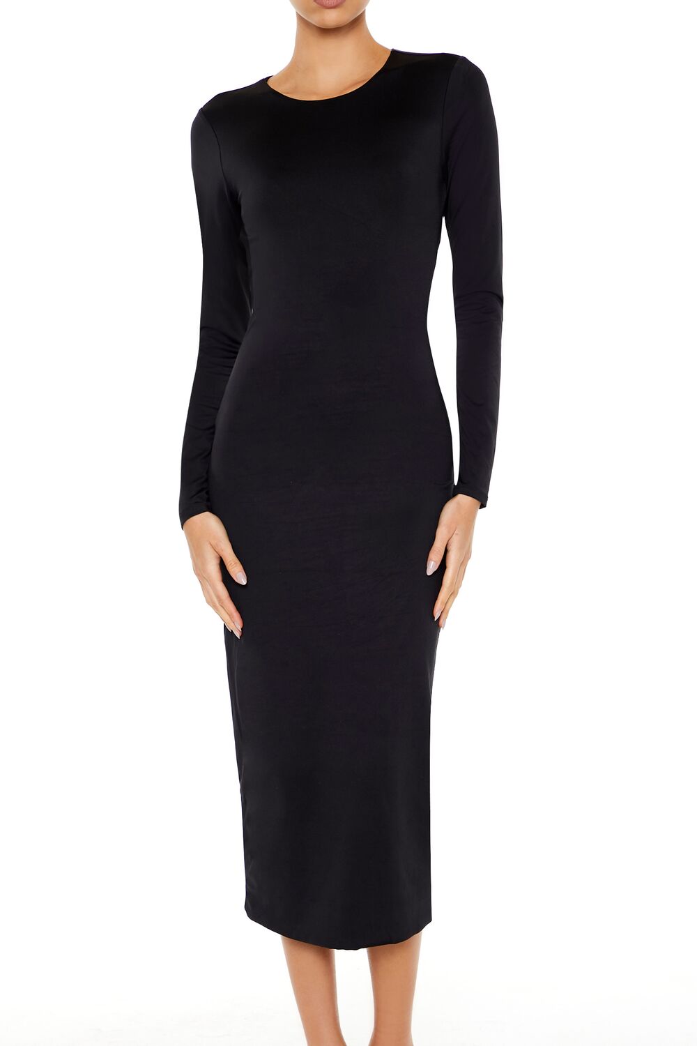 Contour Sculpt Strappy Midi Dress