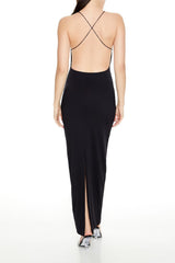 Contour Sculpt Halter Maxi Dress
