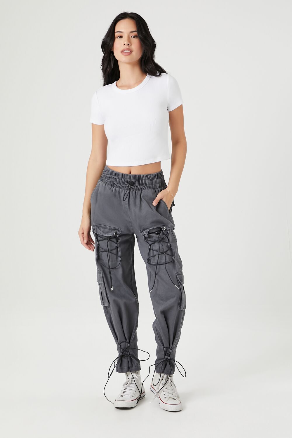 Lace-Up Toggle Joggers