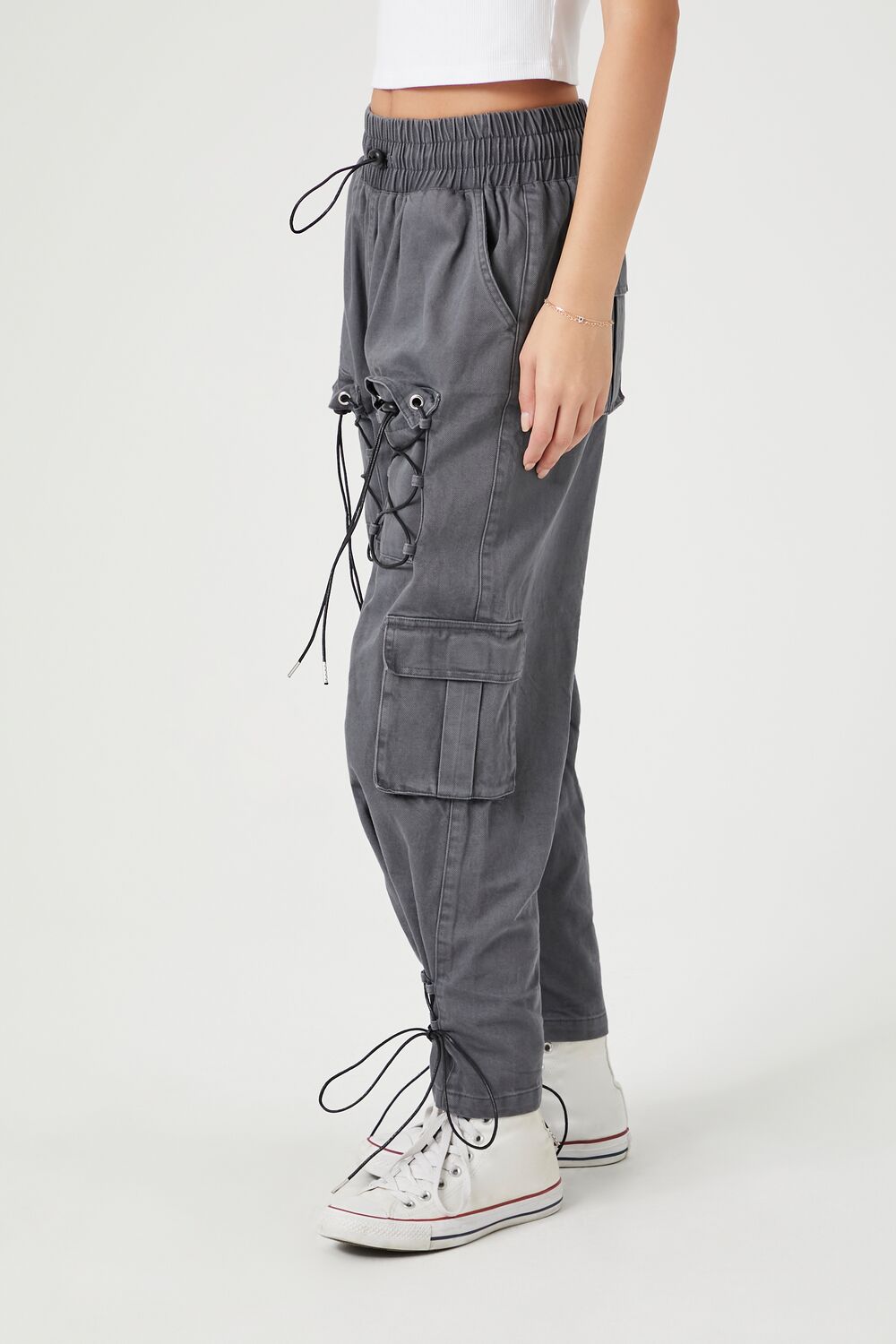 Lace-Up Toggle Joggers
