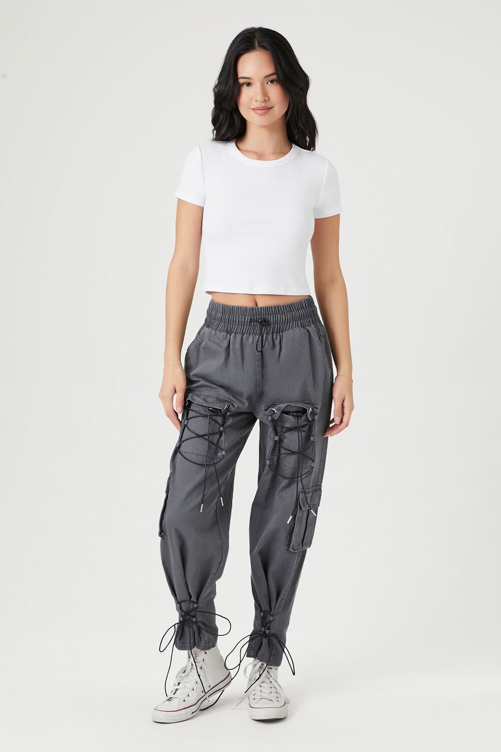 Lace-Up Toggle Joggers