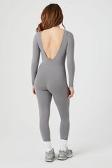 Fitted Open-Back Jumpsuit
