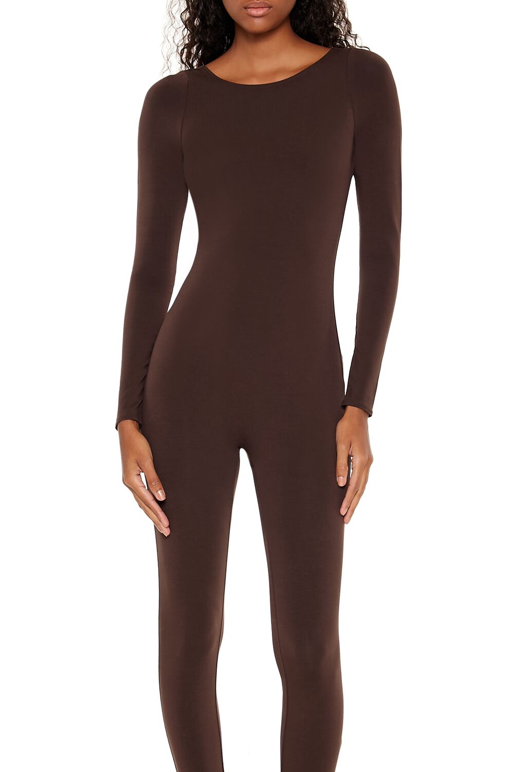 Fitted Open-Back Jumpsuit
