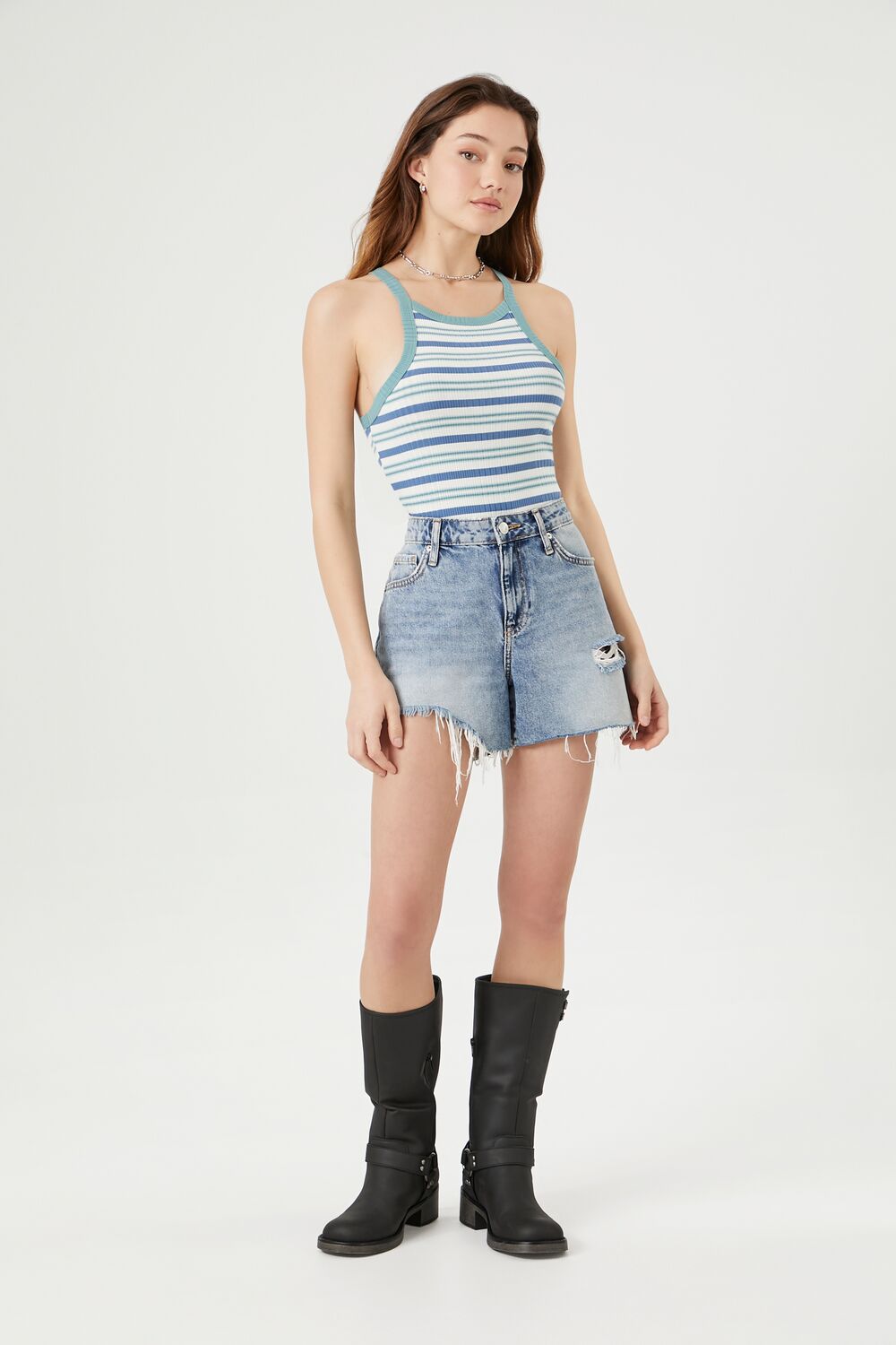 Striped Cami Bodysuit