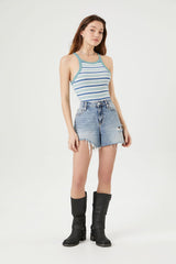Striped Cami Bodysuit