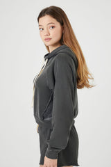 Reworked Fleece Raglan Hoodie
