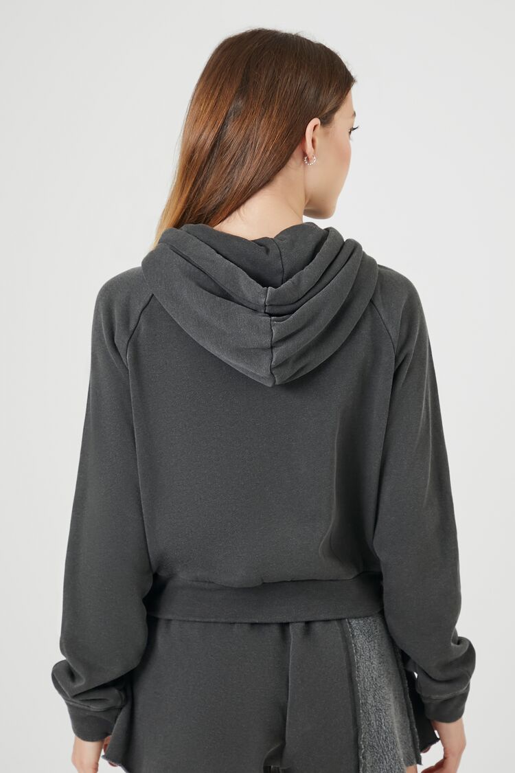 Reworked Fleece Raglan Hoodie