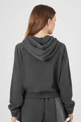 Reworked Fleece Raglan Hoodie