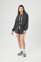 Reworked Fleece Raglan Hoodie