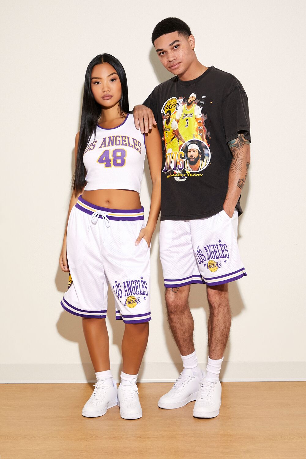 Unisex Los Angeles Lakers Basketball Shorts