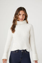 Ribbed Turtleneck Sweater