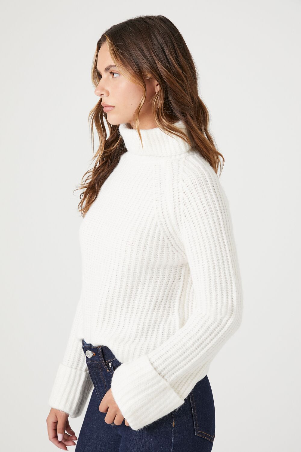 Ribbed Turtleneck Sweater