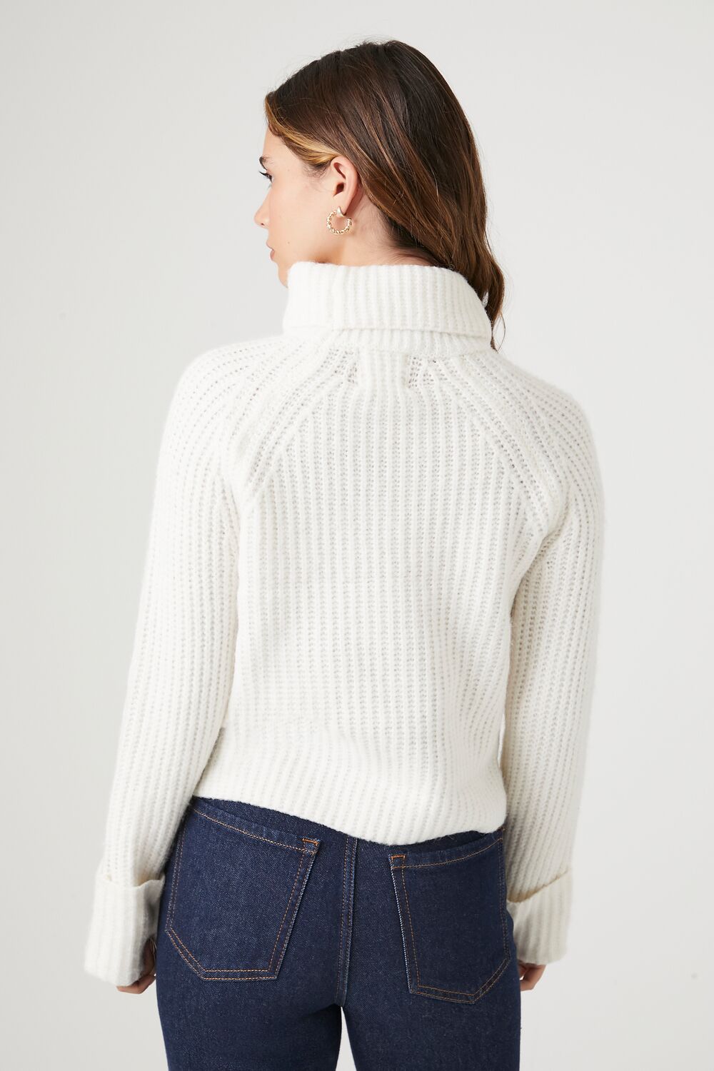 Ribbed Turtleneck Sweater