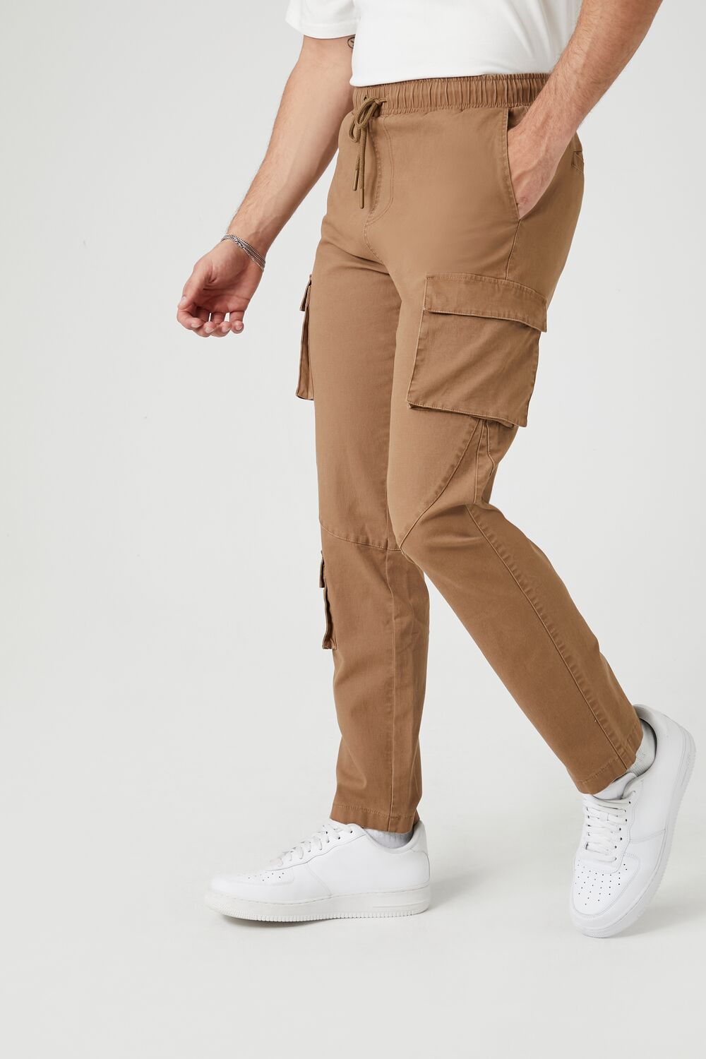 Drawstring Cargo Skinny Pants